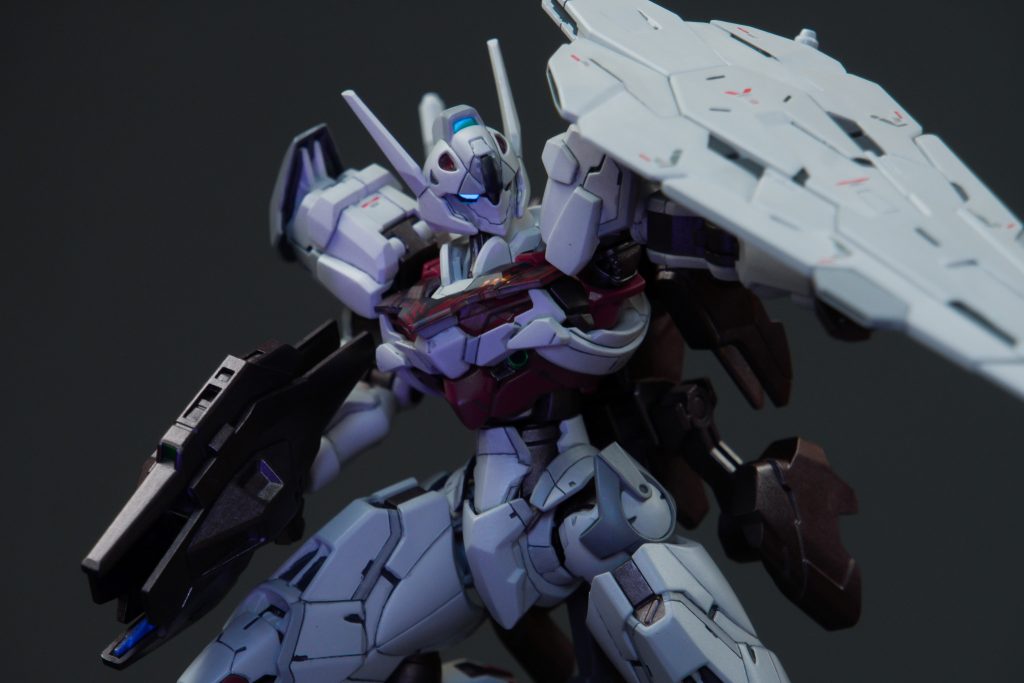 HGガンダムルブリスを筆塗り全塗装しました–6枚目/制作者：@praZo001