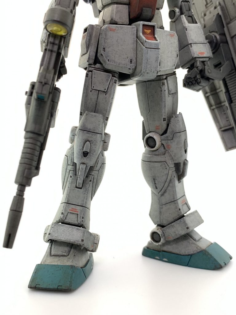 下半身。オリジンの足ディテールとパーツ分割は流石です✨✨