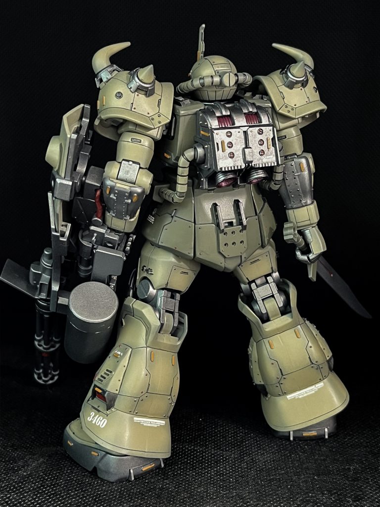 HGUC 1/144 グフカスタム MS-07B3–6枚目/制作者：black🇯🇵