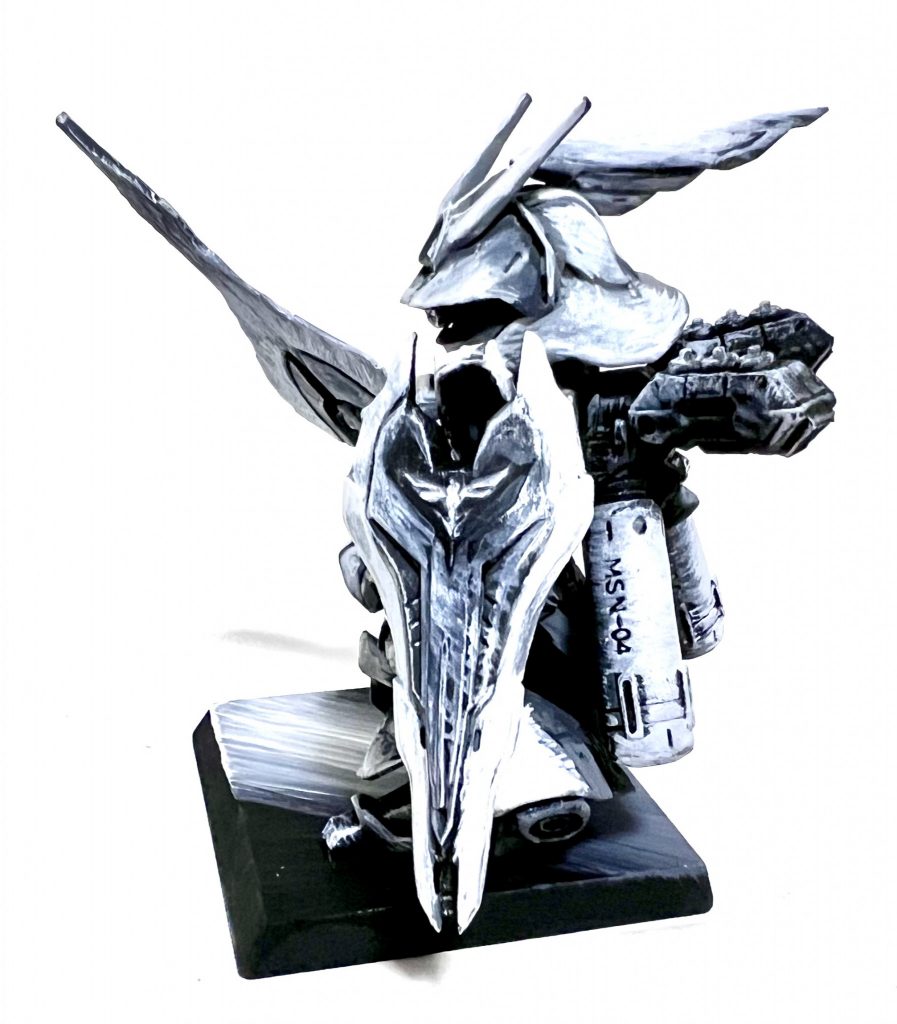 FW GUNDAM CONVERGE MSN-04 SAZABI サザビー コミック調タッチ風塗装済み完成品–5枚目/制作者：H4co Y