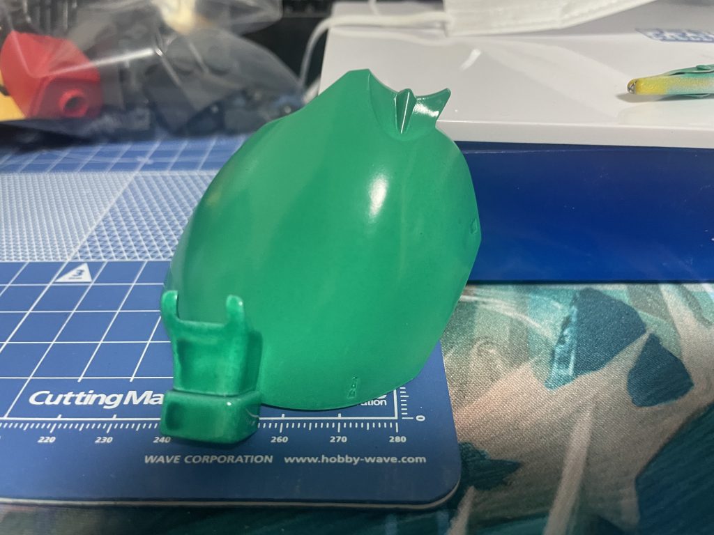 相変わらず水性アクリジョンに苦戦中です。薄く重ね塗りをする練習したら液溜まりみたいな状態からは抜け出せました！