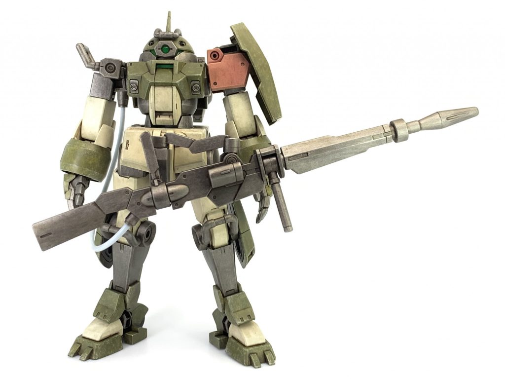 ライフル装備。