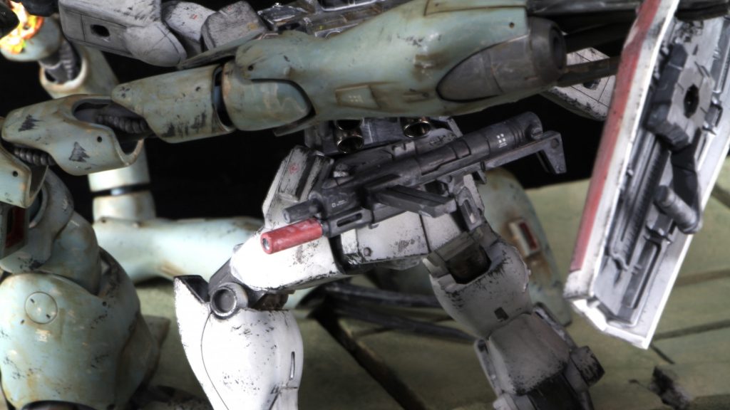 「戦場まで何マイル?」HGジム寒冷地仕様&ハイゴック ジオラマ –4枚目/制作者:ガンダムラボ