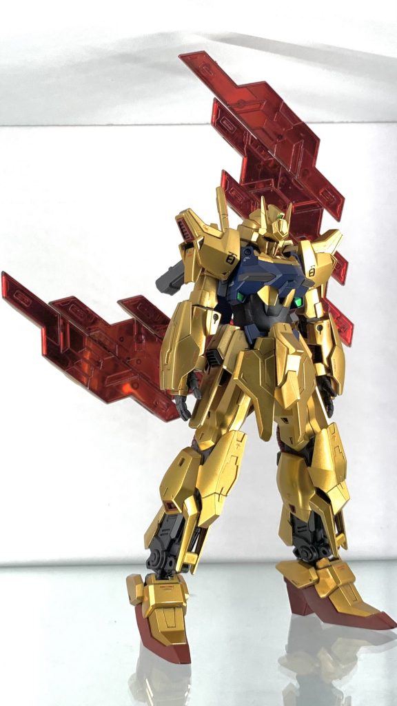 サイコプレート起動！そして、素立ち！コンセプトは「俺が考えた最強のガンプラ」です！！大好きな百式にサイコプレートが合わされば、無敵です！！！