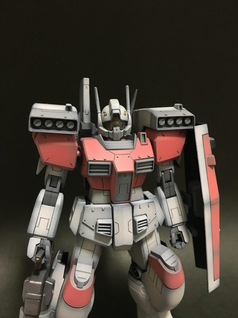 カラーリングは落ち着いたピンク主体にしました。塗装剥がれが怖くてポージングが取れません…