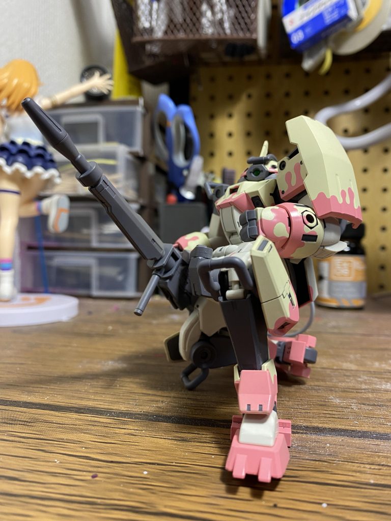 ストロベリーアイスの色に