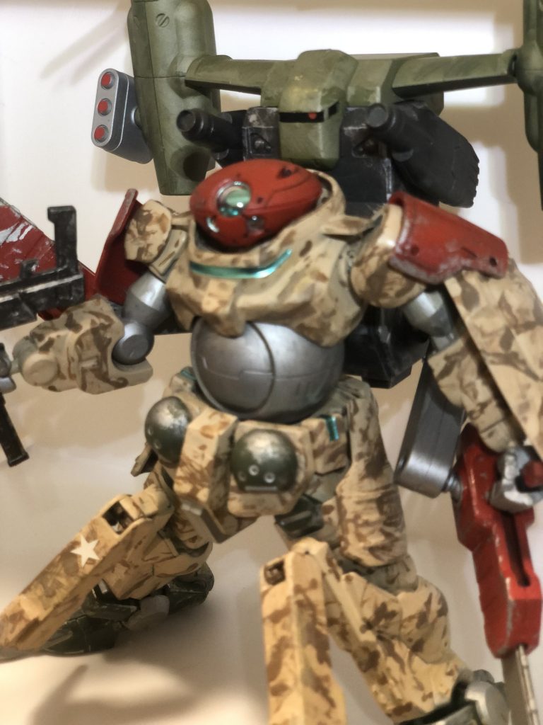 ＨＧ 1/144 グリモアレッドベレー　dpm トロピカルデザートカモ–2枚目/制作者：け〜ぷら