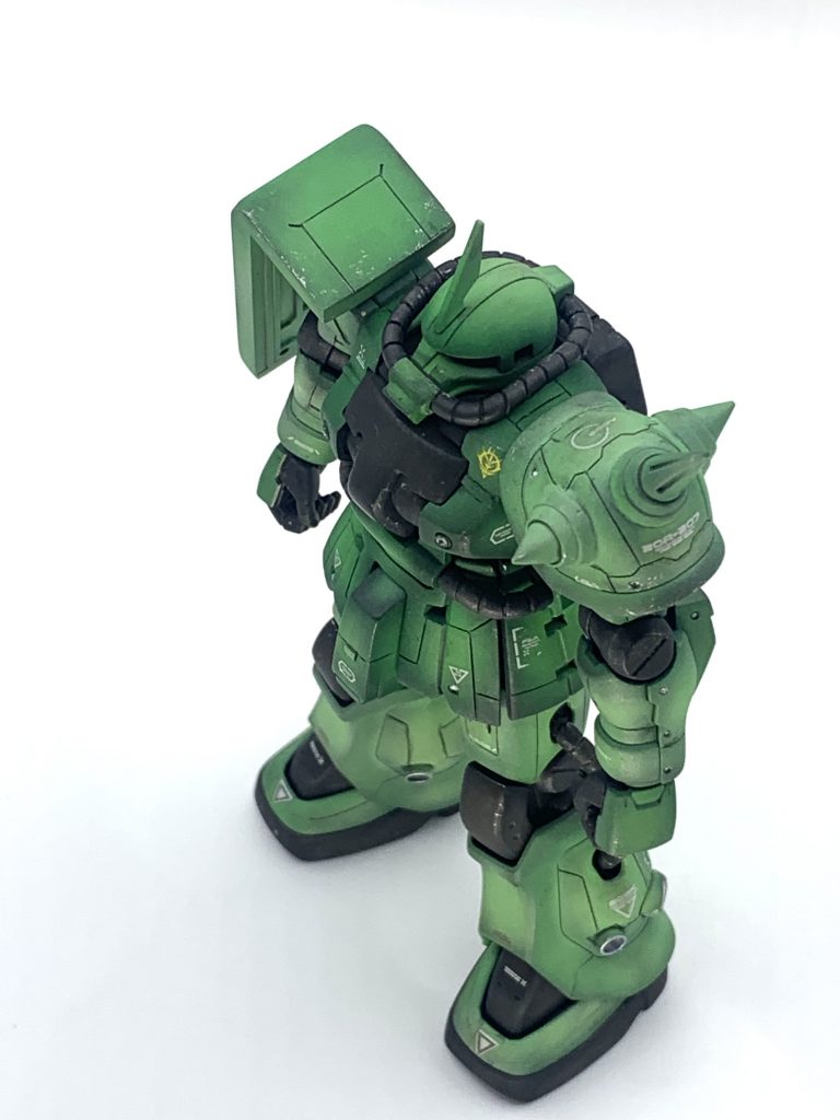 ザクIIF2 水性ホビーカラー塗装–4枚目/制作者：MR.T