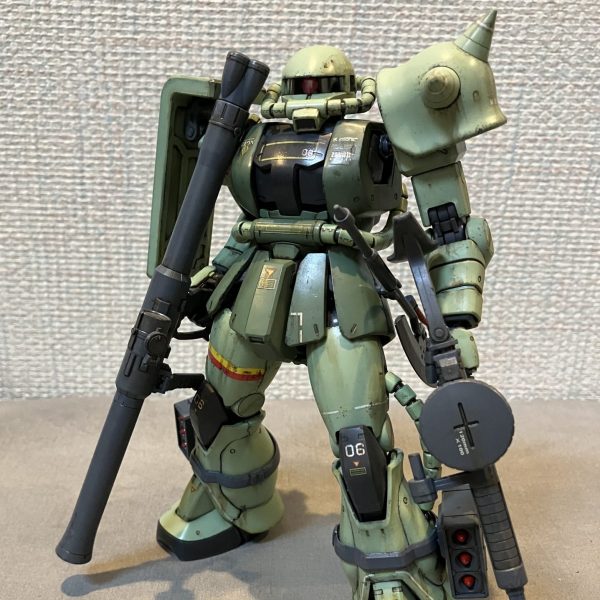 MGザクII（素組み・ウェザリング）