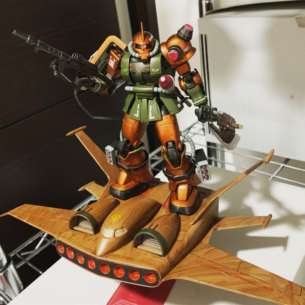 また同系色にカラーリングされた専用のドダイYSを利用した運用もなされており制圧と拠点確保を迅速に行うこの電撃作戦が地上の重要拠点ニューヤークを制圧の要になった。