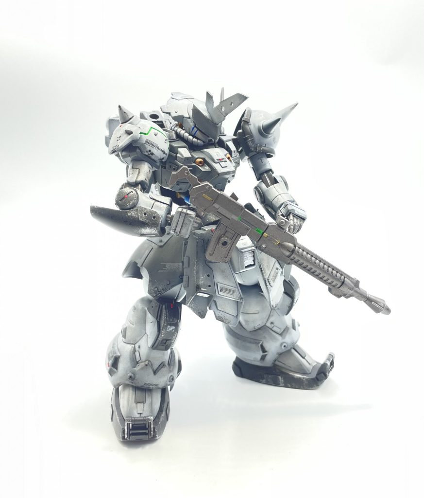 ビームライフル重装型には長いライフルが似合う以下ポージングなど