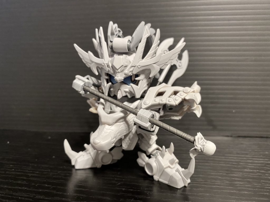 ほぼ三国伝のキットでミキシングしました。個人的に三国伝シリーズが1番好きな等身。