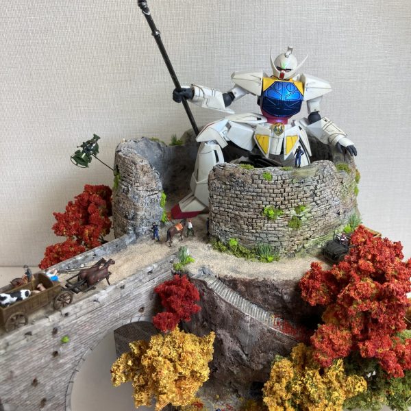 HG ターンエーガンダム　ジオラマ