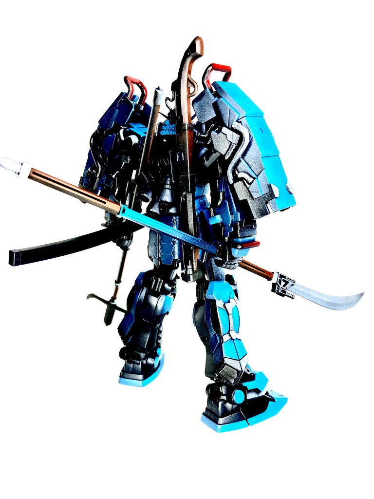 今回は1方向からの光源に設定したので、背中はほとんど陰です。