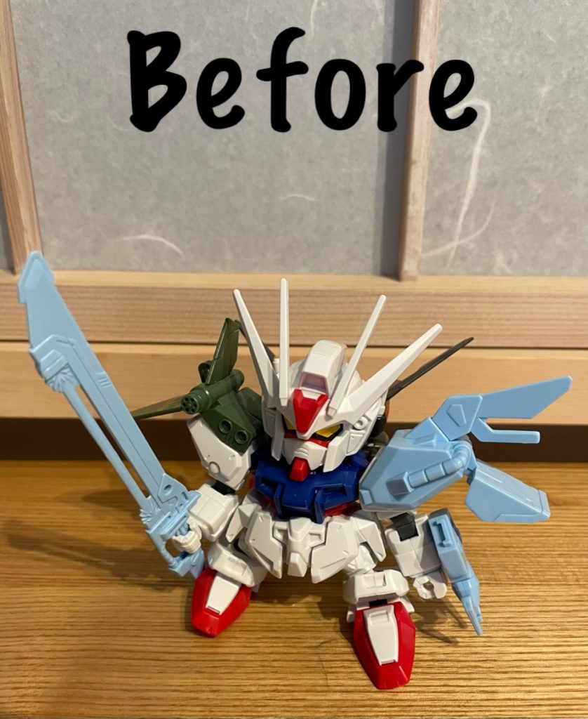 素組みの状態！