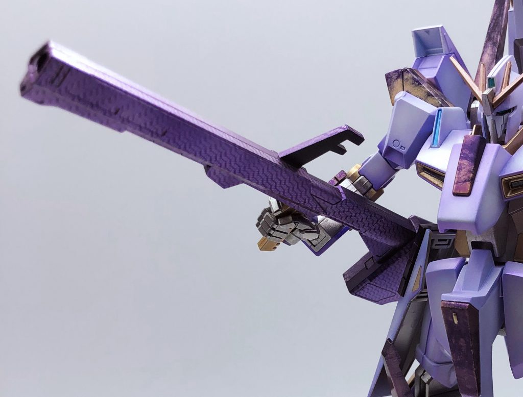 グレイバズーカの模様はお風呂用のゴミ取りネットを使用しています