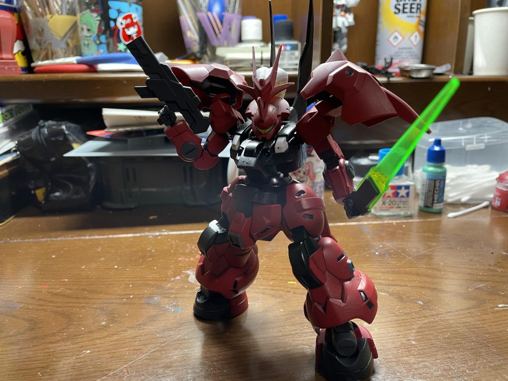 黒い所はティターンズブルー1を使用しました。