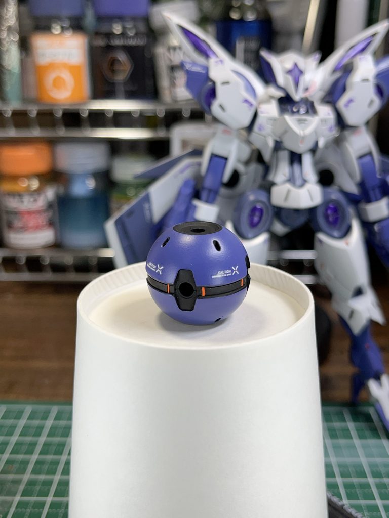 ノンキネスティックポッドです。そのままだとだいぶおもちゃっぽかったので掘り直しでメリハリをつけてます。