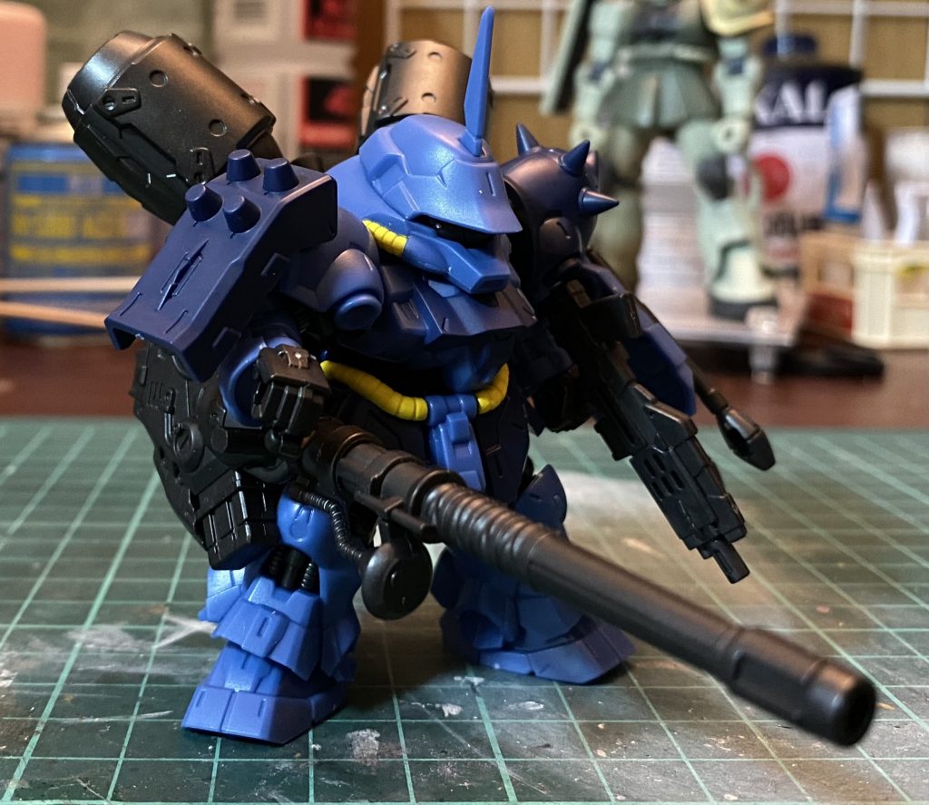 手を入れる前のパチ組。このままでもカッコイイですが…