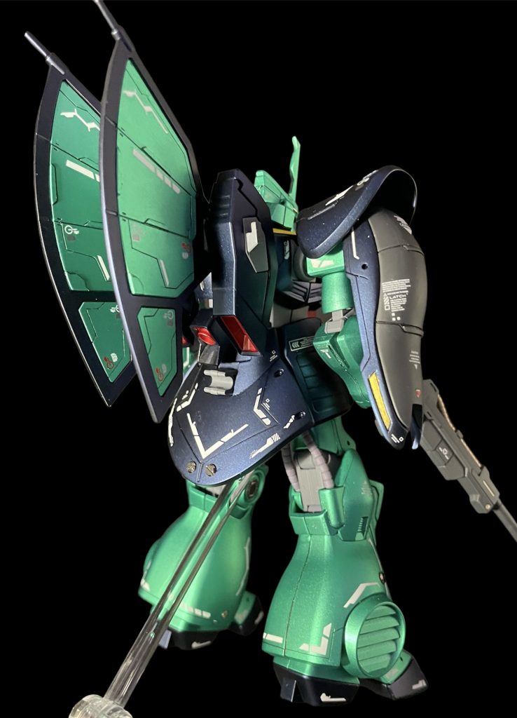 HGUC ディジェ艶消しメタリック塗装–3枚目/制作者:ak