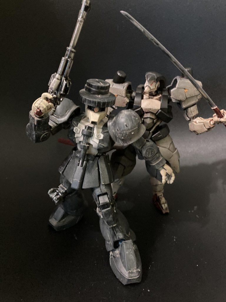 先日、百錬をほぼ無改造でゴエモンを製作しましたが、今度はジゲンを妄想製作しました^ ^