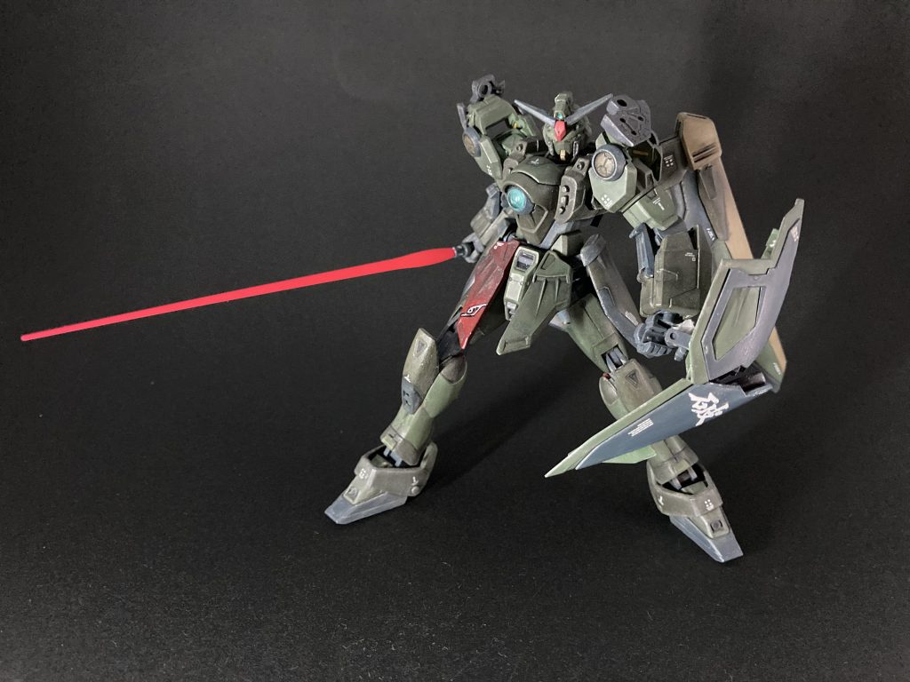 近距離戦に移行するッ！（左手の甲取れかかってるのに気づかず撮影しちゃいました💦）