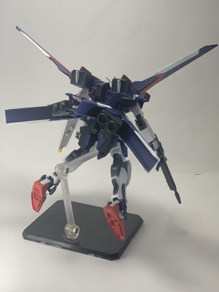 エンハンスドイエーガーは下部ブースターが開閉、ジョイント接続によりぐりぐり動きます2枚目のX字ウイング形態は超加速モードです