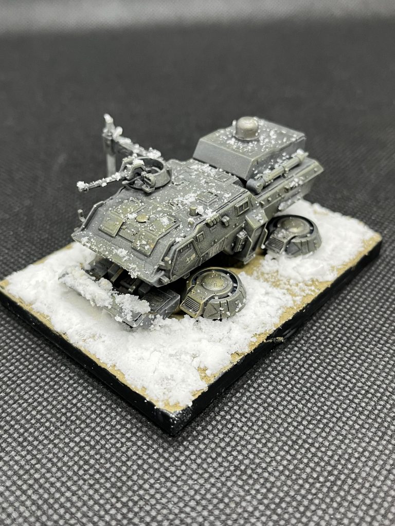 20mmバルカン砲の先っぽの雪がチャームポイントです。