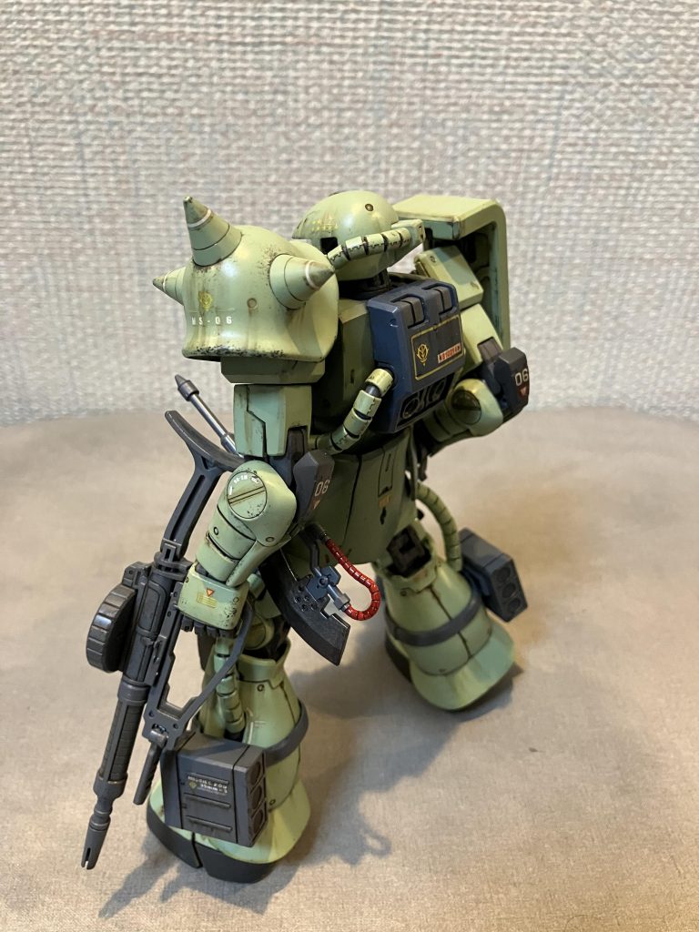 動力パイプの造形には感動しました😍傑作キットの評判通り、イジるところが見当たらないですね😅