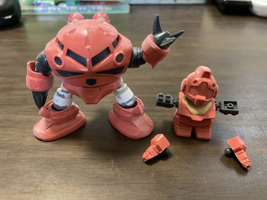 ついでにミニジムも改造。