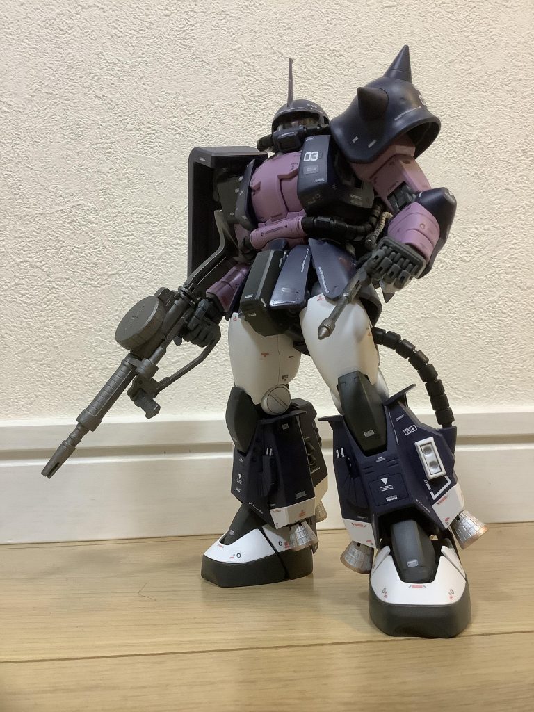 腿のホワイトがいい感じ。いいキットだと思います。