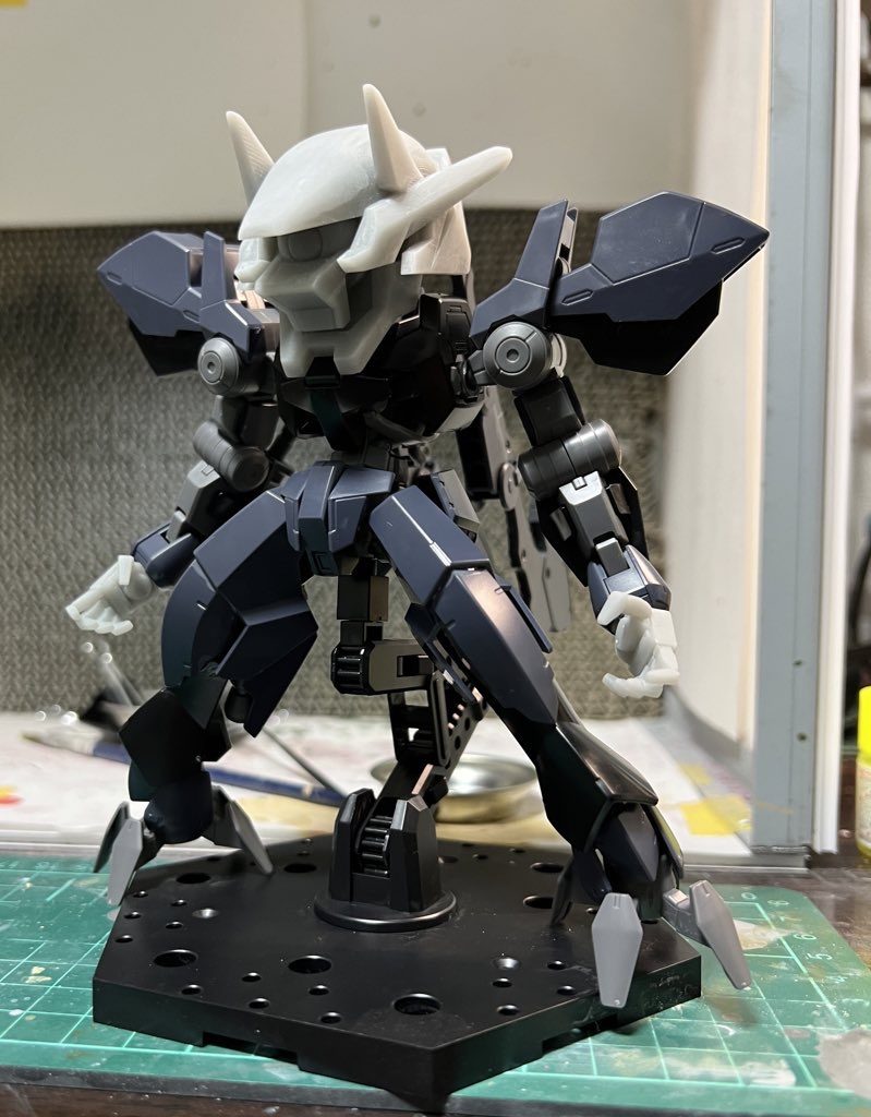 開き手も３Dプリンターで作成しました