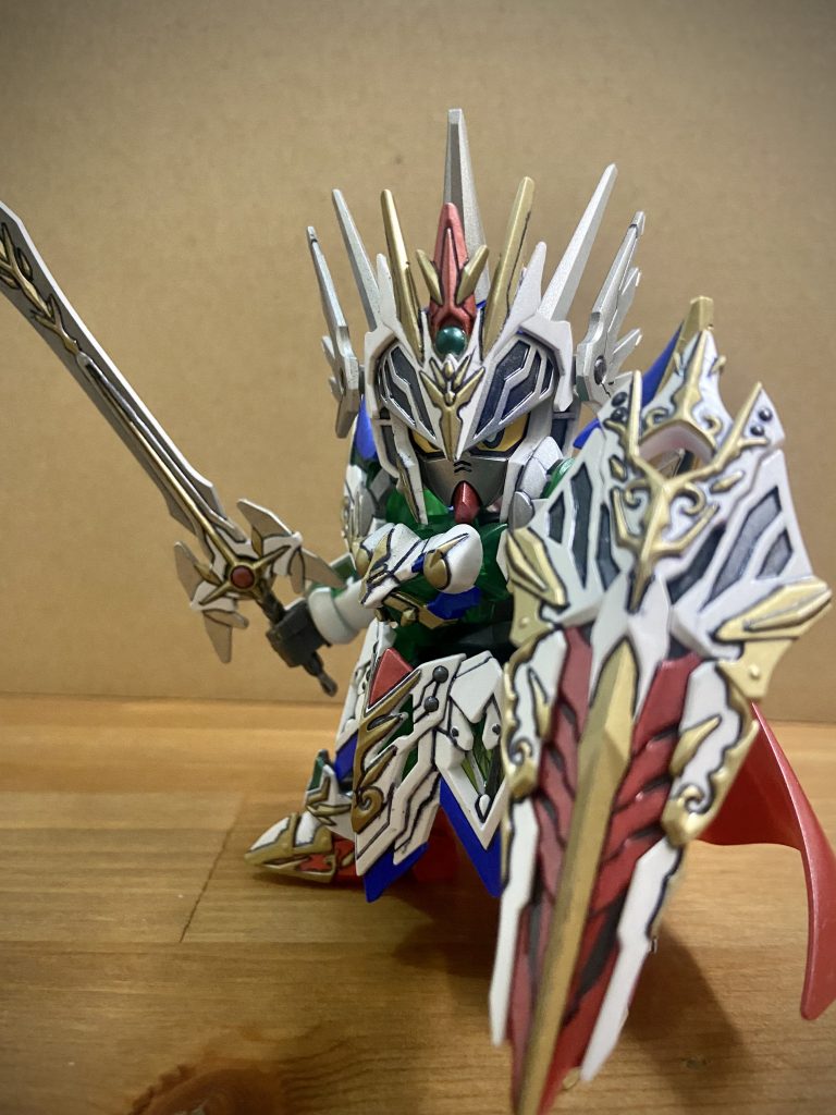 本体よりシンセリティソード&シールドの塗り分けの方がキツかったかも笑ガーベラさん、シールドをありがとう。