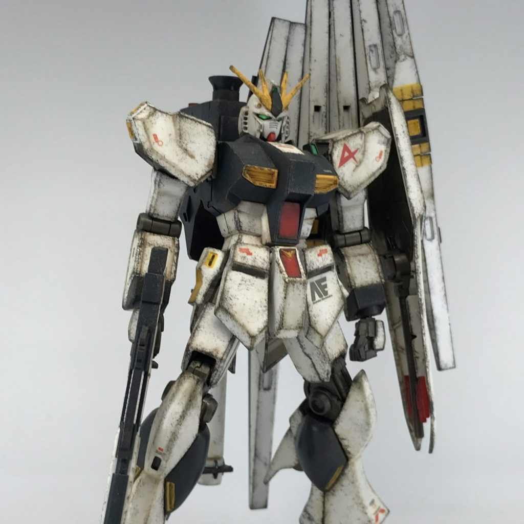 HG νガンダム 無塗装 お手軽ウェザリング｜tamamaさんのガンプラ作品｜GUNSTA（ガンスタ）