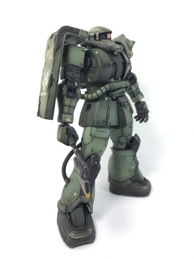 ドアン専用ザク（成形色仕上げ）–4枚目/制作者：モリノークマサーン