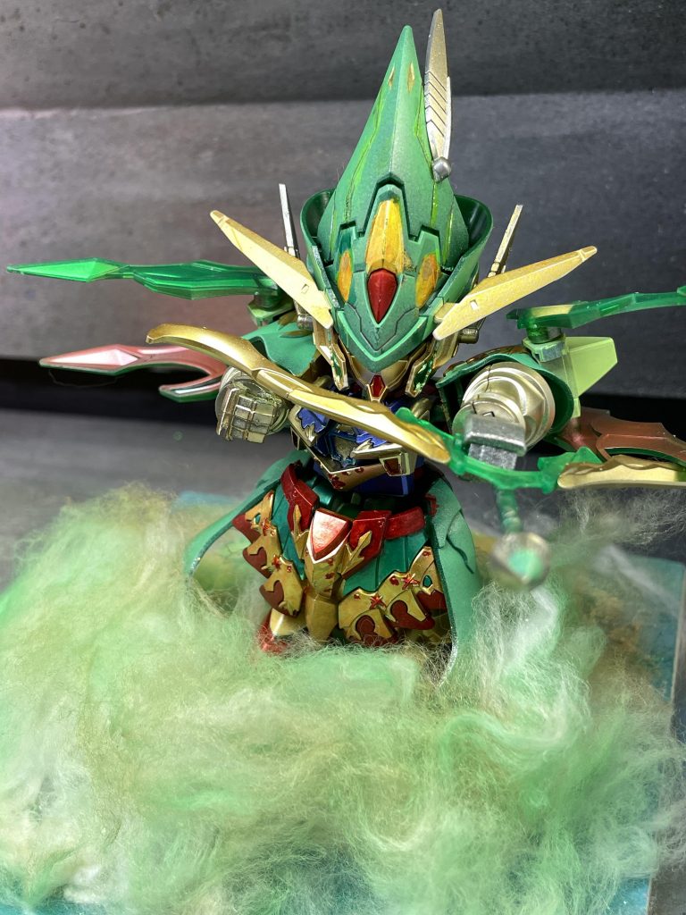 魔法陣やそれっぽい霧というか煙というかを設置。