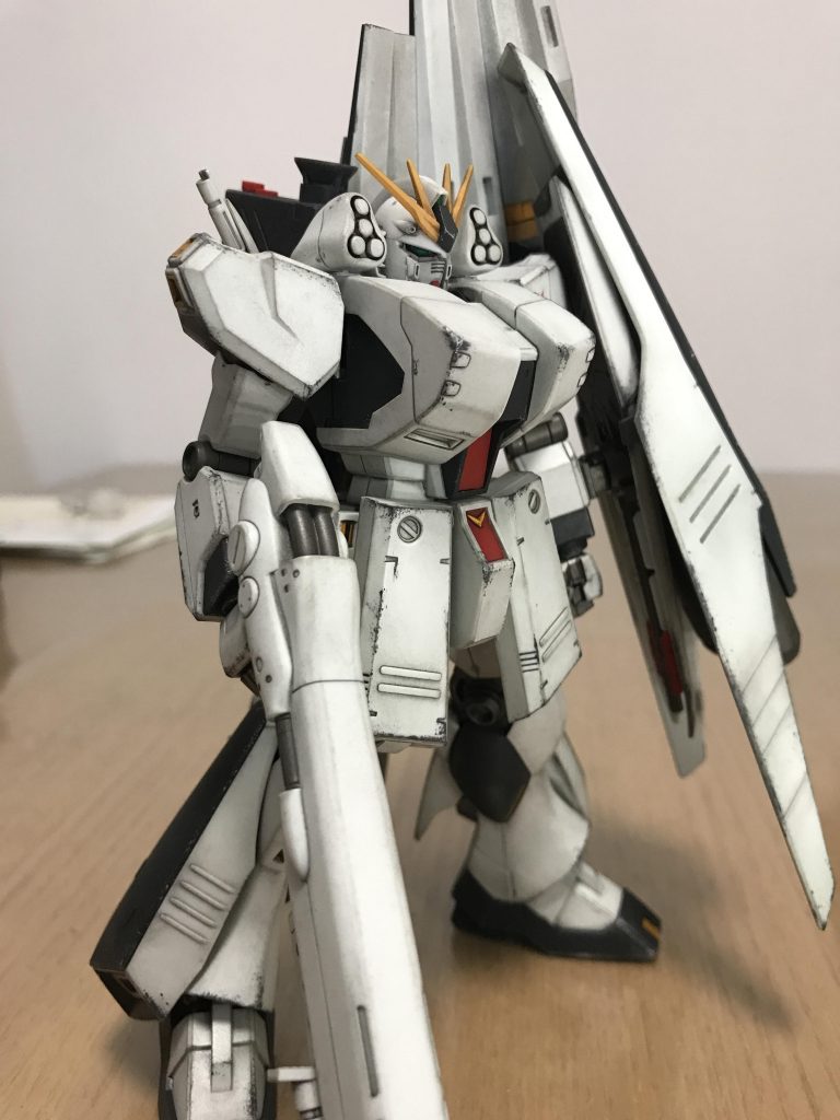 νガンダムHWS（成形色仕上げ）–4枚目/制作者：モリノークマサーン