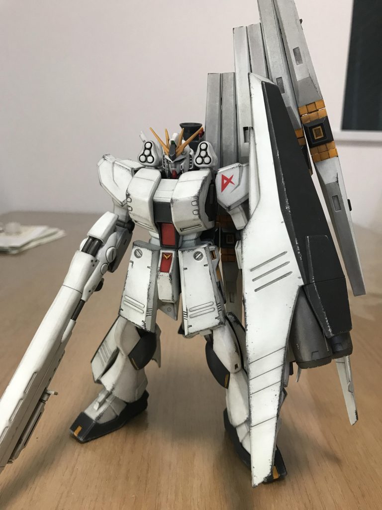 νガンダムHWS（成形色仕上げ）–2枚目/制作者：モリノークマサーン