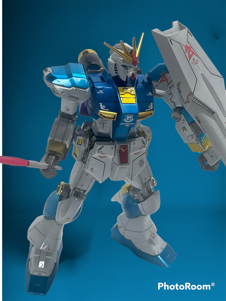 配色はファーストをイメージしつつ明るい雰囲気になるように仕上げたつもりです。スジボリも下手くそなりに一応入れて情報量を増やしてみました。