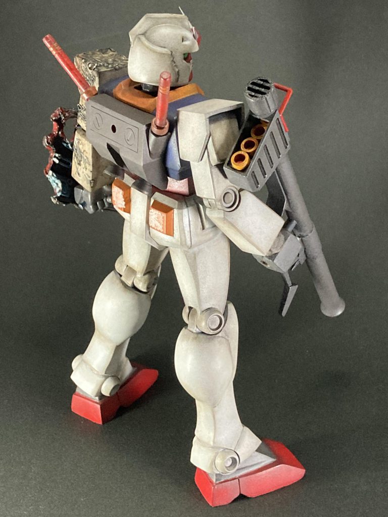 ガンダム(旧キット1/100)–8枚目/制作者:@jiyu_nitsukuruきあい模型