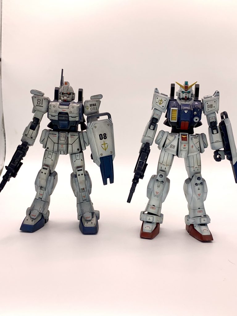 ガンスタ未投稿ですが3月に制作したEZ8とツーショット、あと一機作って08小隊にしたいですね