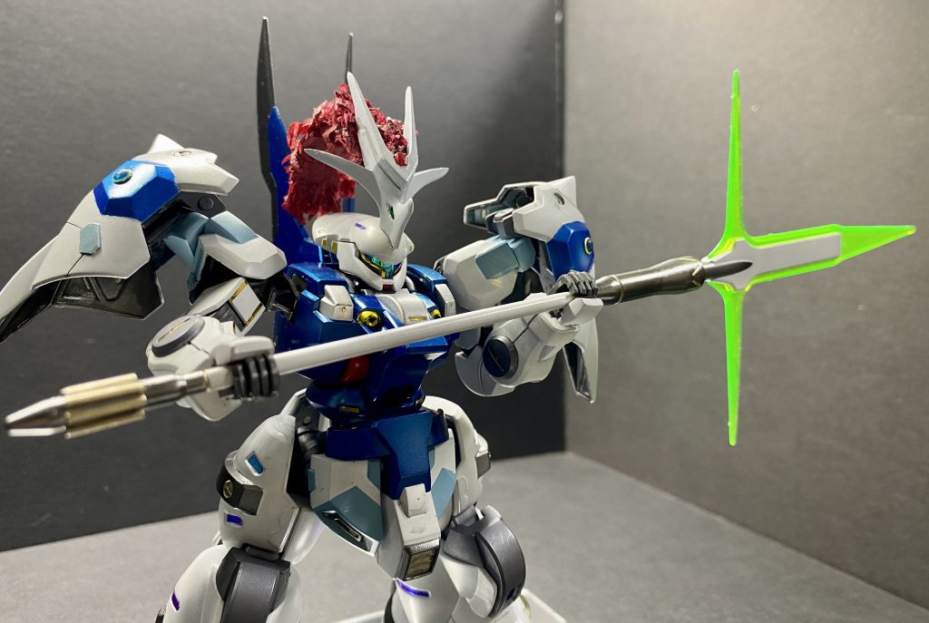 ご覧いただきありがとうござざますたッ！最後にグエル君一言どうぞッ！グエル「別に、お揃いとかそういうのイメージしてカラーリングしたわけじゃないっ！俺は負けたッ！勝ったやつに敬意を表すのは当たり前だ。だから、コレは決してそういうアレじゃないッ！」