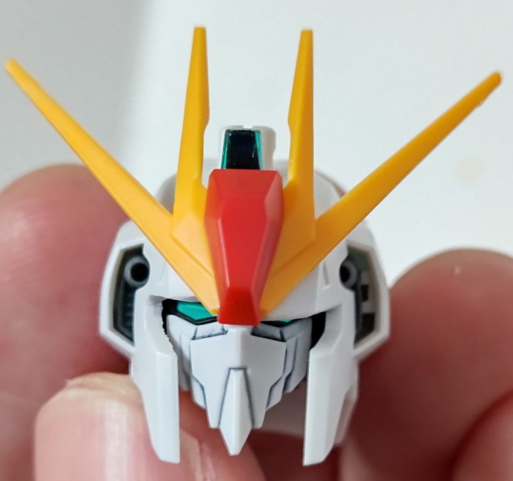 途中経過。ウインクしてるみたい