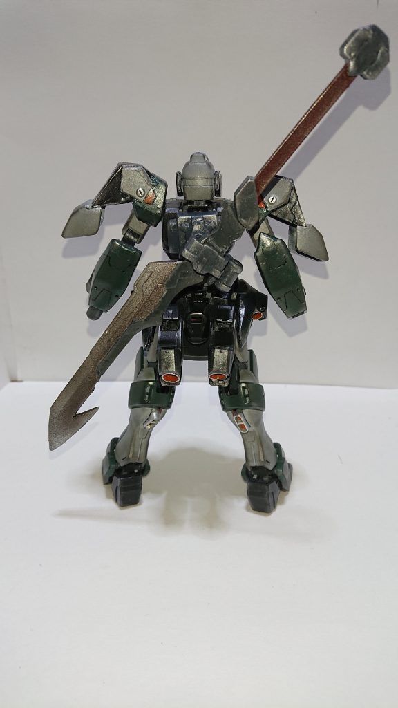 ・両腕はアデル、脚はインフィニットジャスティスをほぼそのまま使っています(ジャスティス脚は全体像に合わせパテ埋めで一部ディテールダウンしています)。