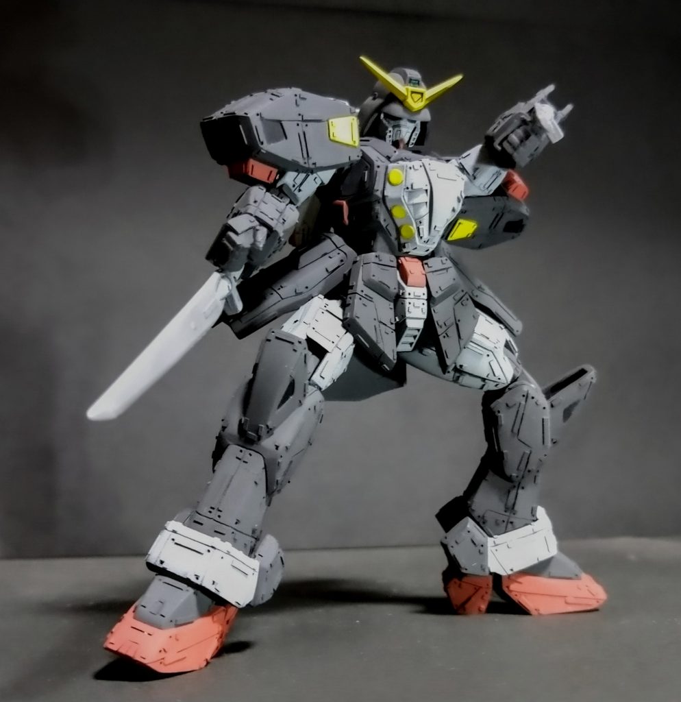 各部関節を加工して原型よりかなり動くようにしました。