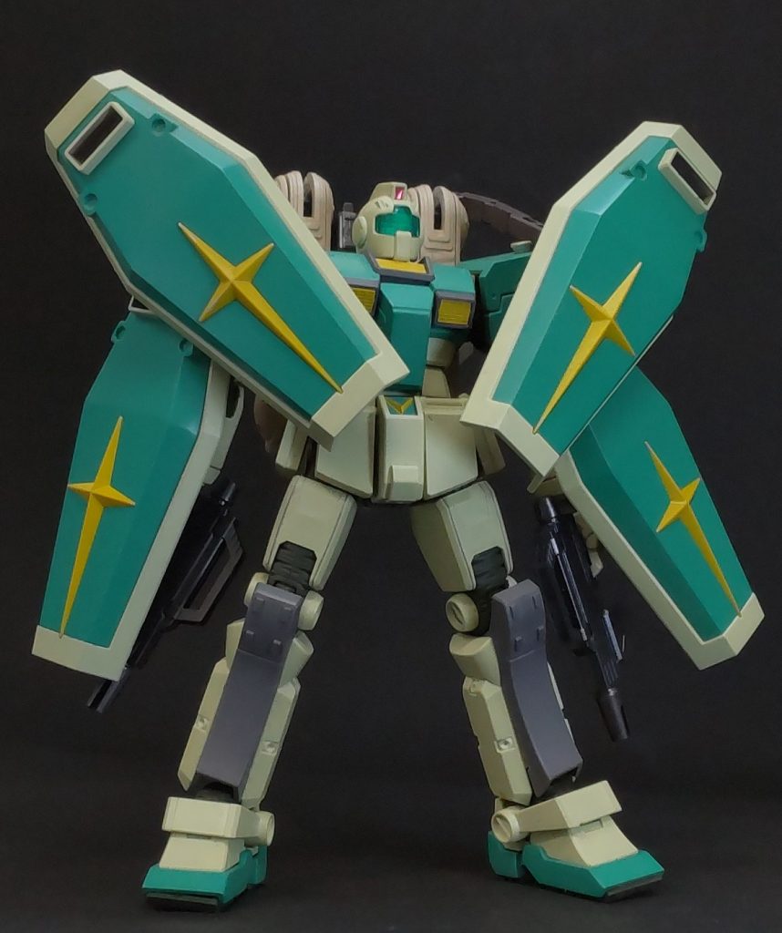 HG サンダーボルトジム 防衛特化型–4枚目/制作者：三代目和菓子屋