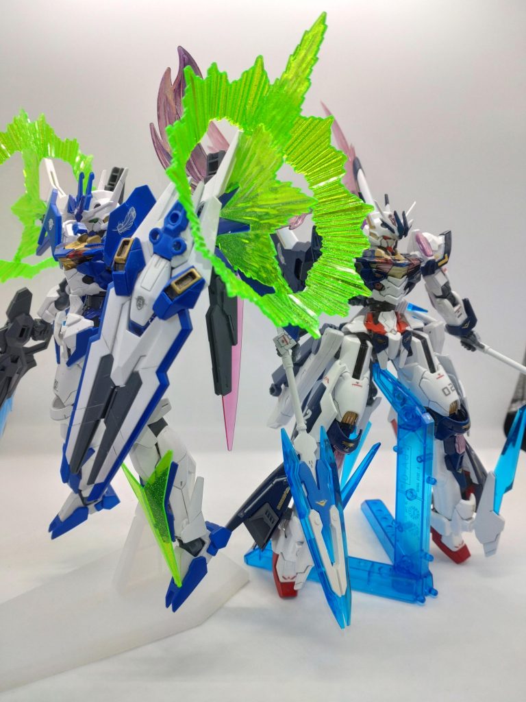 アズュールとへームルの並びたち。これがやりたかったのですが、お互いメッチャ干渉しますね。撮影ブースぎっちりです。アズュールは水星コン前に投稿してますので、もし興味を持って頂けたら閲覧してもらえますと嬉しいです。