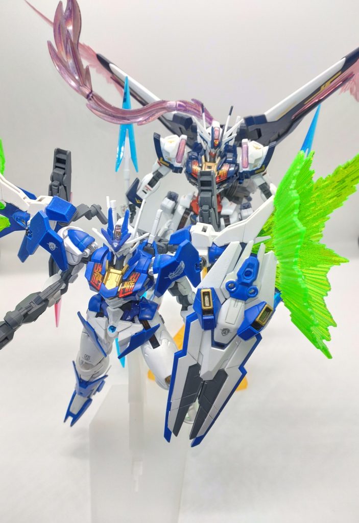 ツインバードな攻撃っぽく。現時点でアニメを観た感想として、エアリアルは単体よりペアで活躍して欲しい妄想がありましたので今作は満足です。ご閲覧、ありがとうございました。