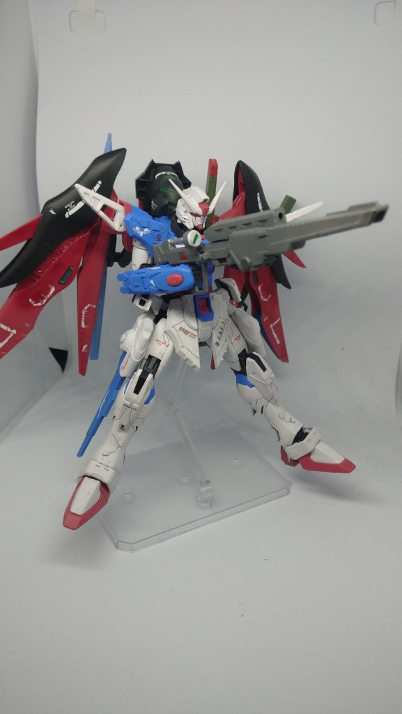 こちらが展開したロングライフルモードです。状況に合わせて使い分けるイメージです。