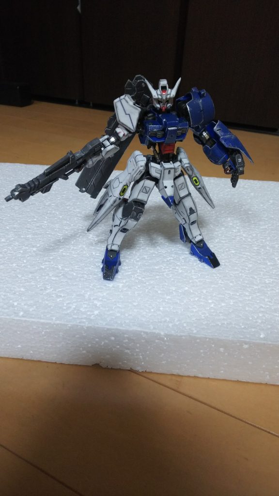 パステルシャドウがちょっと濃ゆかったかなドライブラシに初挑戦しました